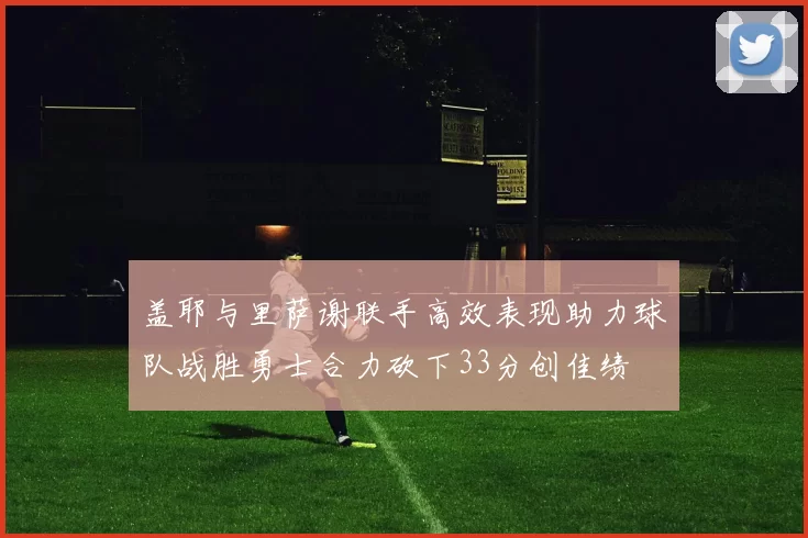 盖耶与里萨谢联手高效表现助力球队战胜勇士合力砍下33分创佳绩
